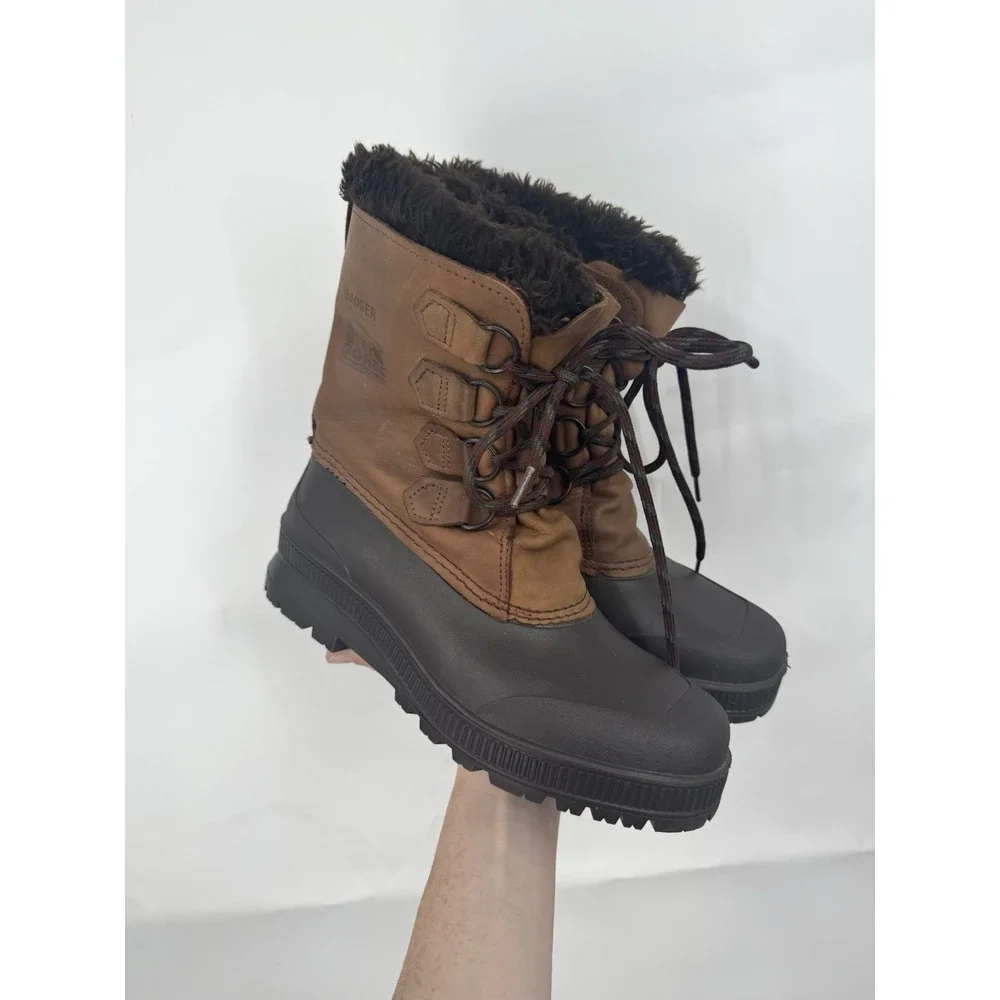SOREL Women's Badger Boot Winter Duck Style Snow Boot Sz 8 Insulated Waterproof